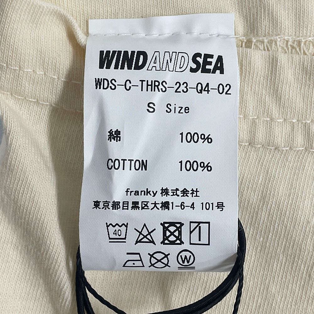 WIND AND SEA ウィンダンシー ×THRASHER スラッシャー 23SS 半袖Ｔシャツ アイボリー サイズS 正規品 / B3843