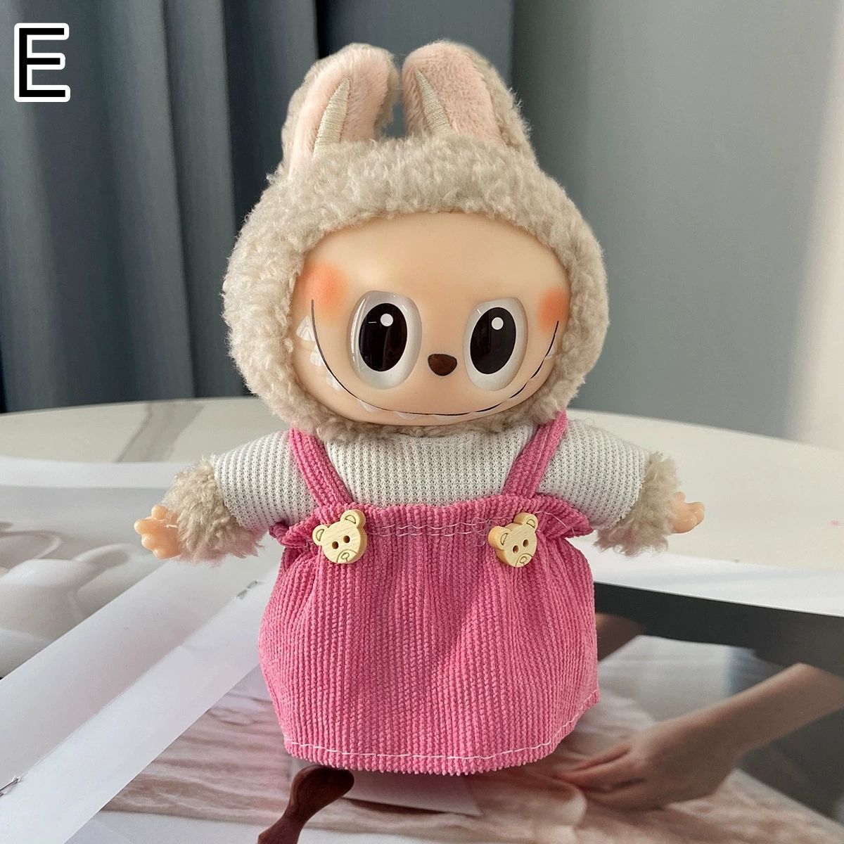 らぶぶ服15-17cm Labubu GD着せ替えアウトフィット ぬいぐるみ服 labubu ラブブ 15-17cm 第1/2/3世代通用 夏 着せ