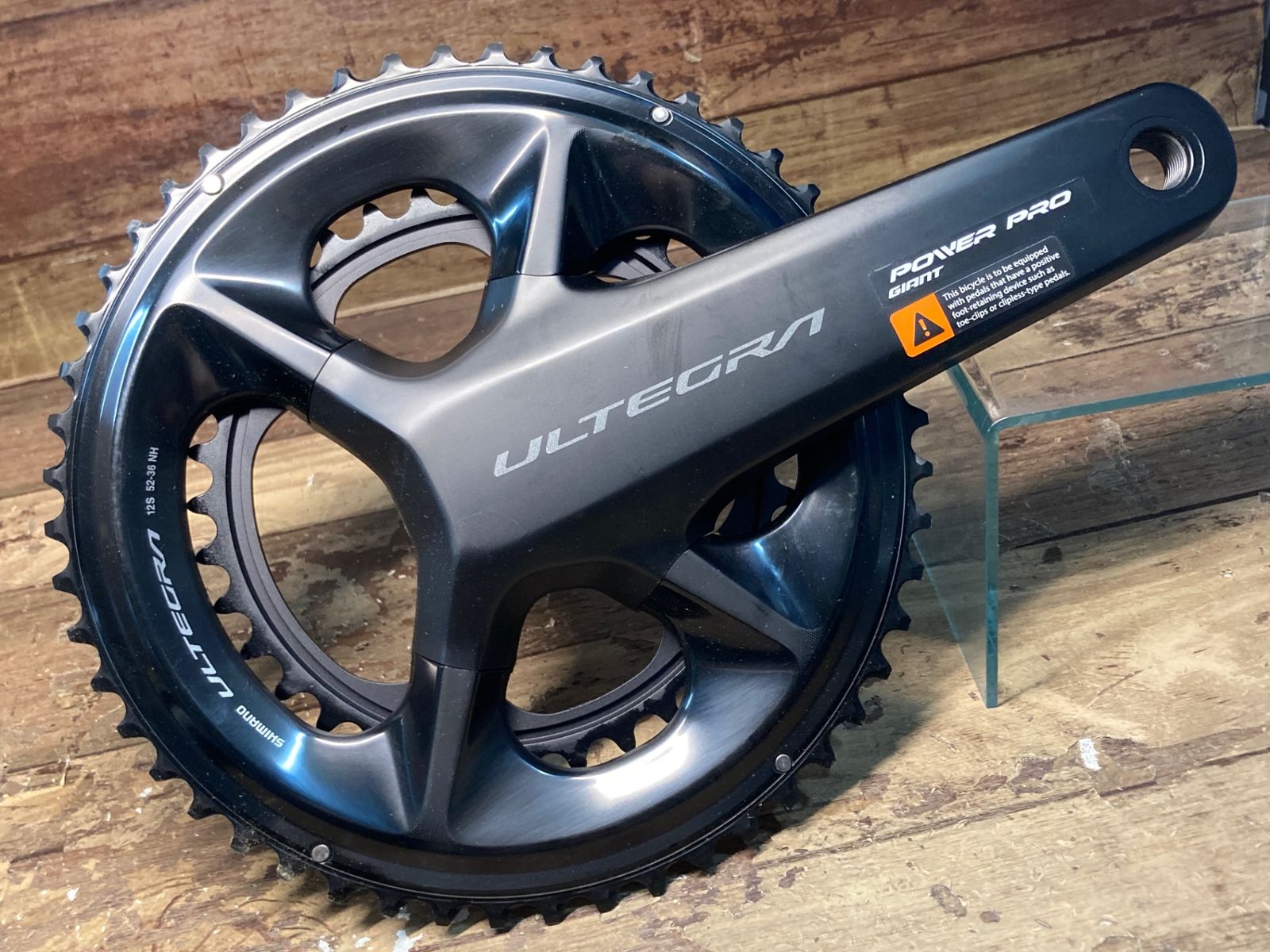 IK719 シマノ SHIMANO アルテグラ ULTEGRA FC-R8100 クランクセット 170mm 52/36T GIANT POWER  PRO パワーメーター付 - メルカリ