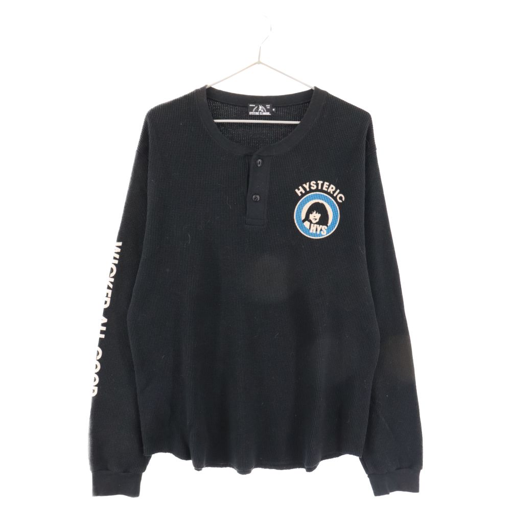 HYSTERIC GLAMOUR (ヒステリックグラマー) CIRCLE GIRL ヘンリーネック 