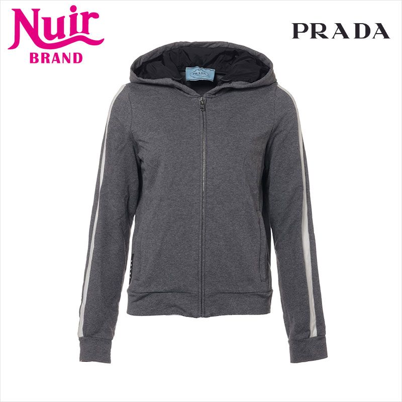 PRADA プラダ パーカー 19年 コットン×ナイロン 138541