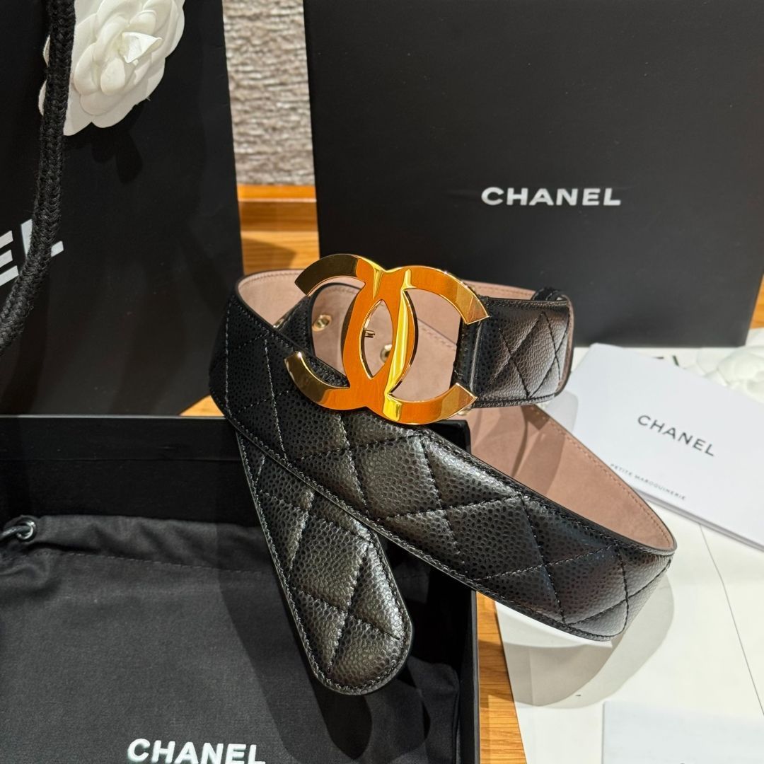 25P国内発【カジュアル★】CHANEL ベルト 2色展開 今日特価】Chanel ニューモデル レディースベルト-2 - メルカリ