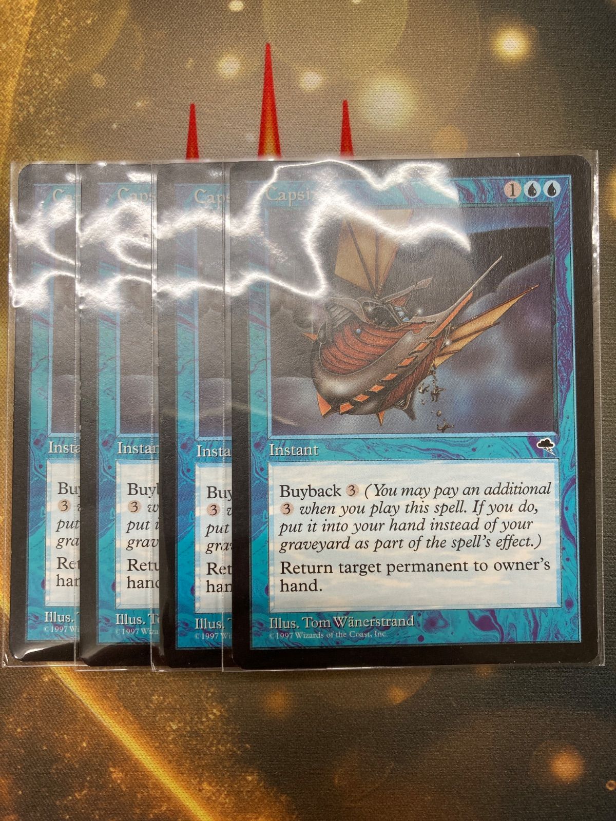 MTG 転覆 英語 4枚セット - メルカリ