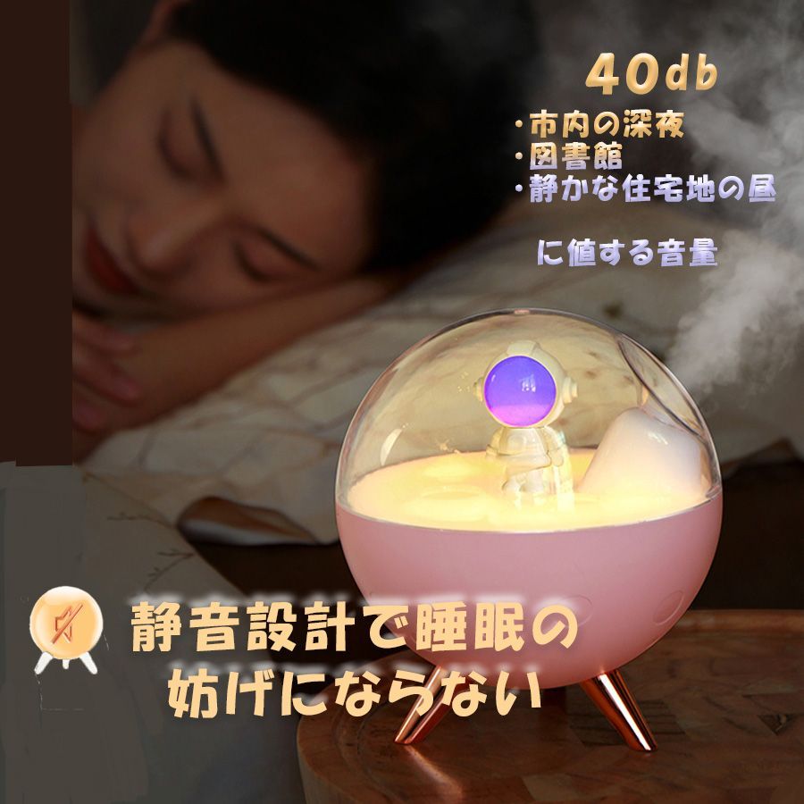 メルカリ限定価格】惑星加湿器 超音波式加湿器 加湿器 ナイトライト