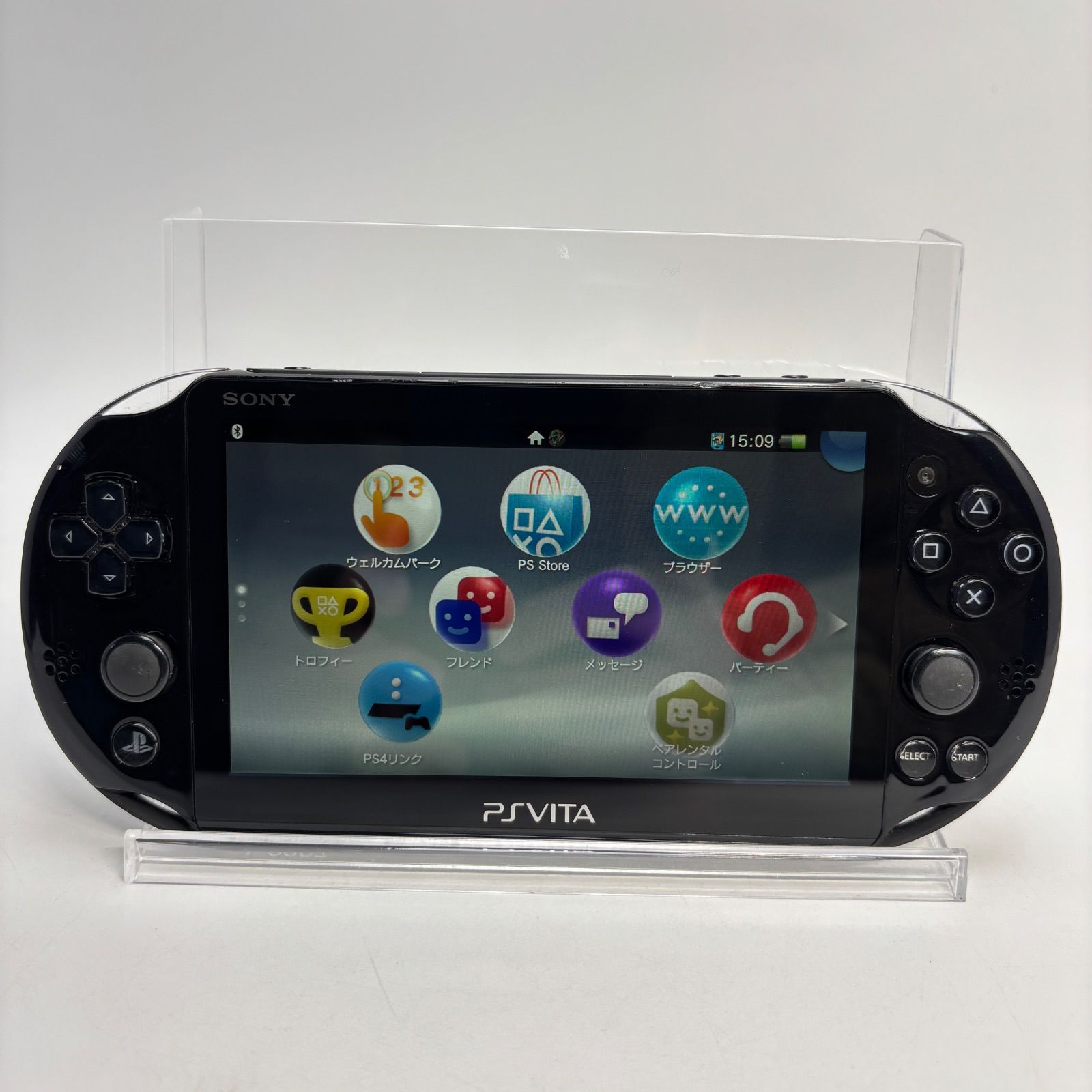 動作正常 PS Vita 本体 Wi-Fi ブラック PCH-2000 SONY