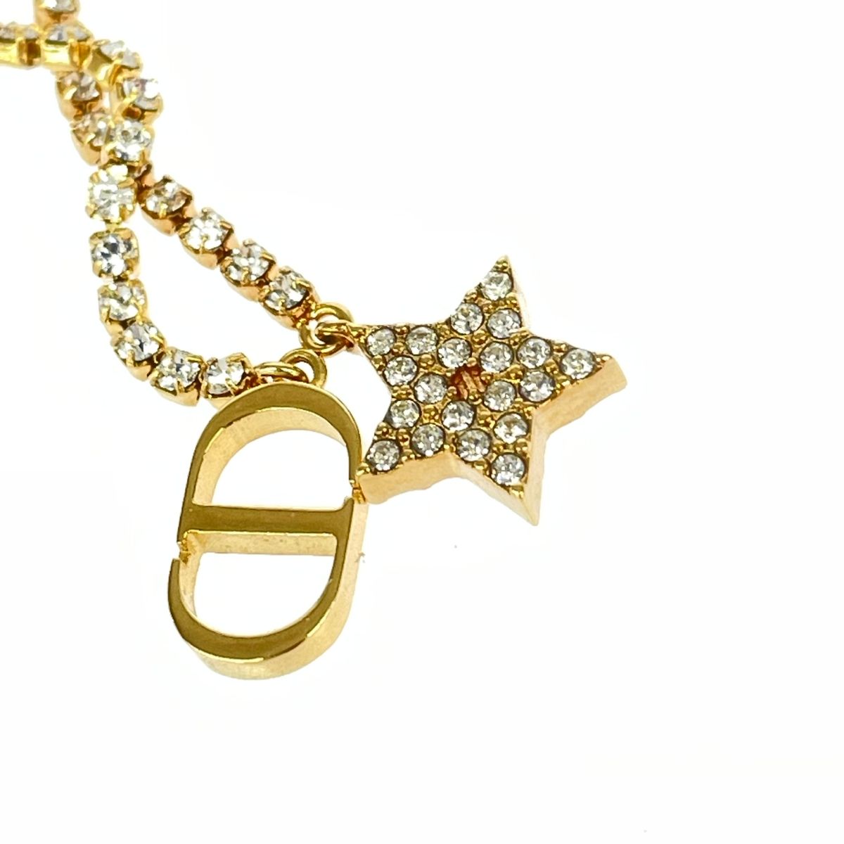 良好 Christian Dior クリスチャンディオール ピアス ゴールド