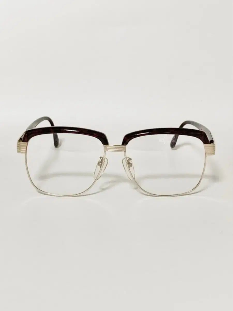 デッドストック ヴィンテージ GOLD ブローフレーム メガネ 1030