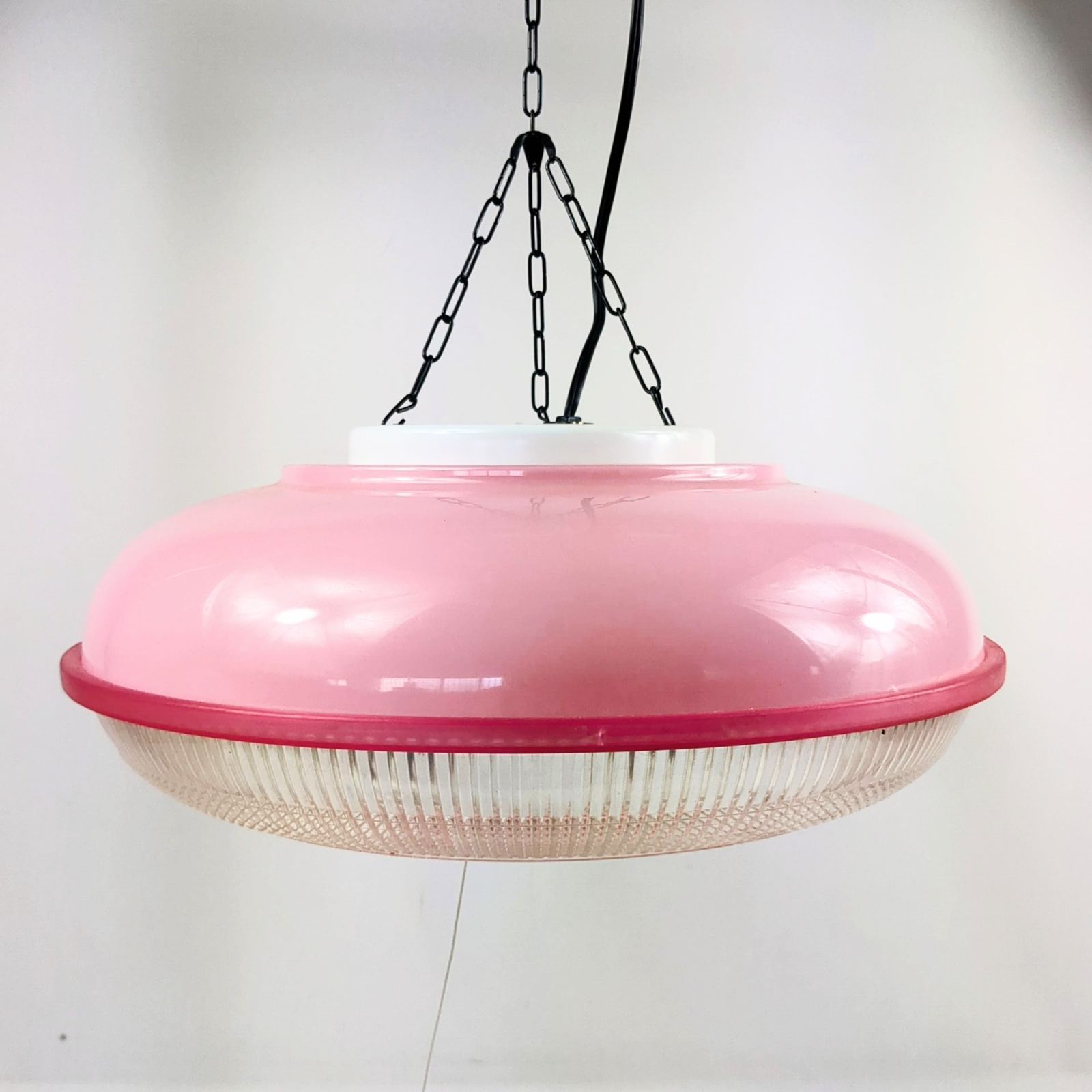 H iro【昭和家電】　当時物　ナショナル照明器　花柄ペンダントライト H iro【昭和家電】 当時物 ナショナル照明器 花柄ペンダント