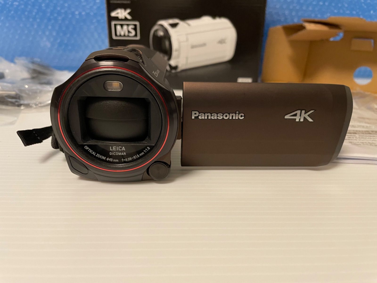極美品】Panasonic 4K ビデオ ブラウン HC-VX992M-T デジタル4Kビデオ