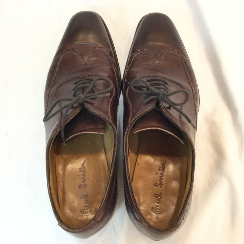 美品 Paul Smith ポールスミス ウィングチップ 革靴 ビジネス 通勤 2025年最新】Paul Smith シューズ型：ウィングチップ メンズ