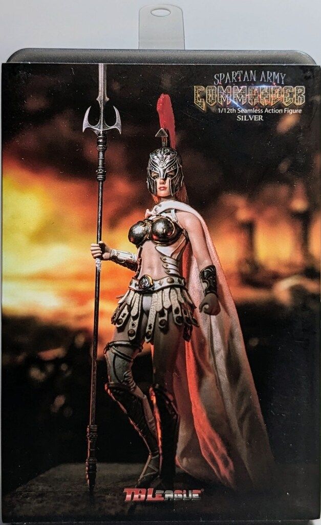 TB LEAGUE 1|12TH SCALE ACTION FIGURE SILVER SPARTAN ARMY COMMANDER