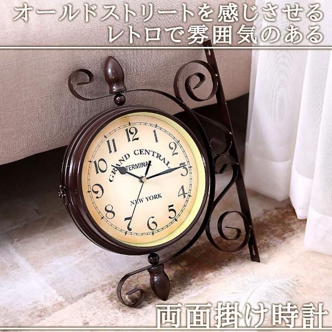 壁掛け時計 おしゃれ 北欧 アンティーク シンプル 掛け時計