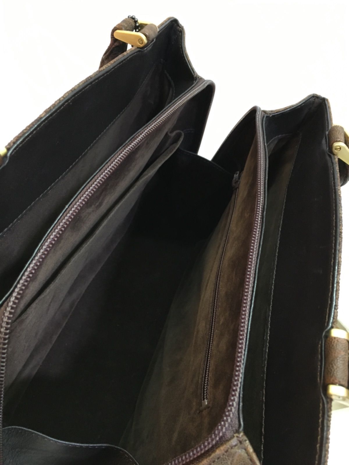 エレファント 象革 JRA ハンドバッグ ブラウン 日本製 - メルカリ