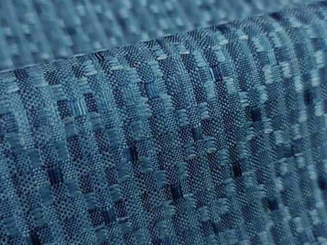 平和屋本店□極上 紬 花織 藍香房 天然藍染 逸品 DZAA6388kh5 - メルカリ