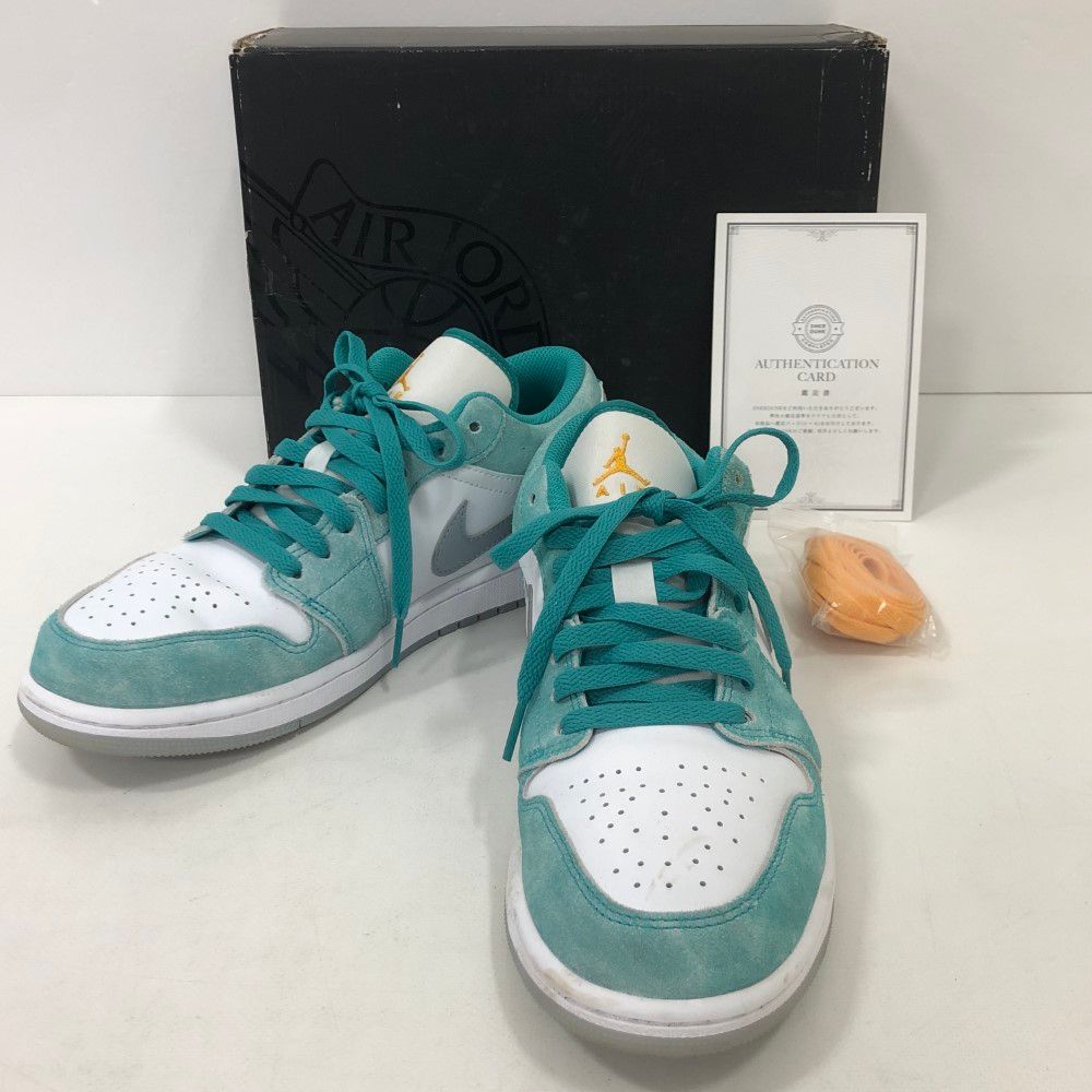 07w3401 AIR JORDAN 1 LOW SE ナイキ エアジョーダン スニーカー DN3705-301 ミント エアジョーダン サイズ 26.5cm