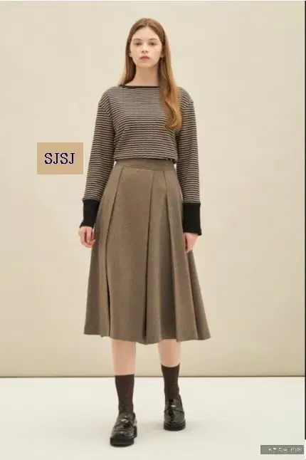 ザ ハンソンSJSJ SJ ボートネック ストライプ Tシャツ サイズ F