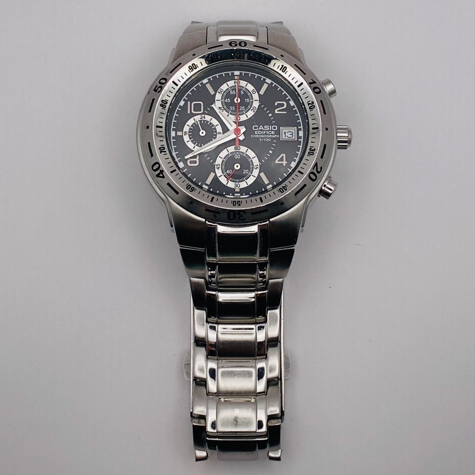 T072）良品 稼動品 CASIO カシオ EDIFICE エディフィス クロノグラフ