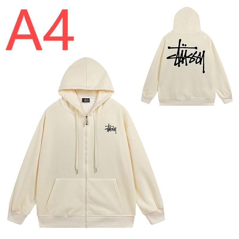 STUSSY ステューシー ベーシック ジップパーカー BASIC STUSSY   S M L XL  6色