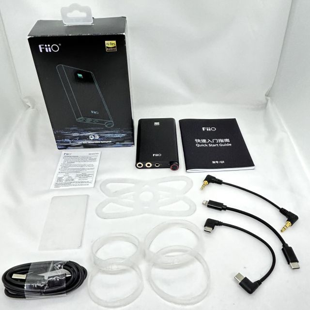 品 Fiio USB DAC内蔵ポータブルヘッドホンアンプ FIO-Q3-MQA
