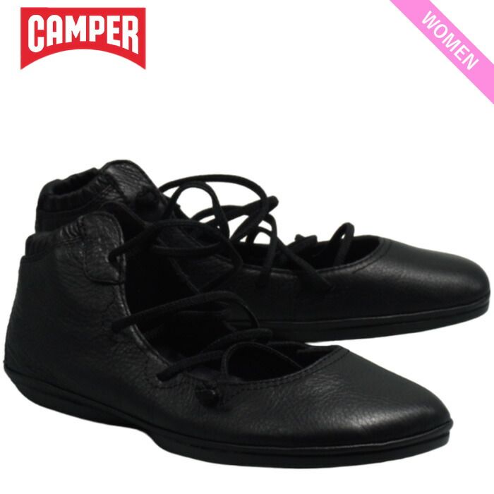 CAMPER カンペール バレエシューズ ソフトレザー 38 24cm　ブラック CAMPER カンペール バレエシューズ ソフトレザー 38 24cm