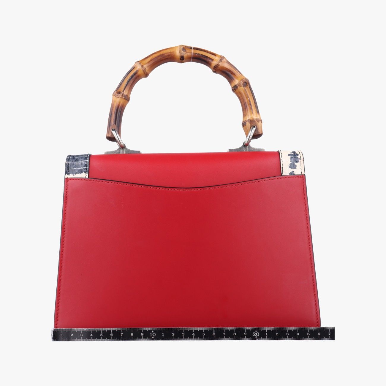 グッチGucciリリス バンブー コーラルスネークレッド×マルチ レザー453751C021265908