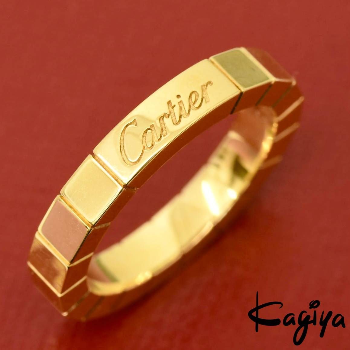 750 cartier カルティエ ラニエール リング # 48 5.7g 指輪 イエロー