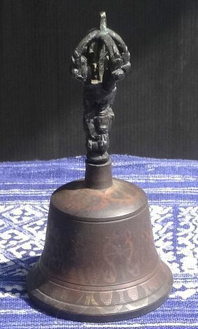 ガンダーベル　ガンター　ドルジェ　金剛鈴　ネパール　チベット ハンドベル 仏具 ガンダーベル ガンター ドルジェ 金剛鈴 ネパール チベット ハンドベル