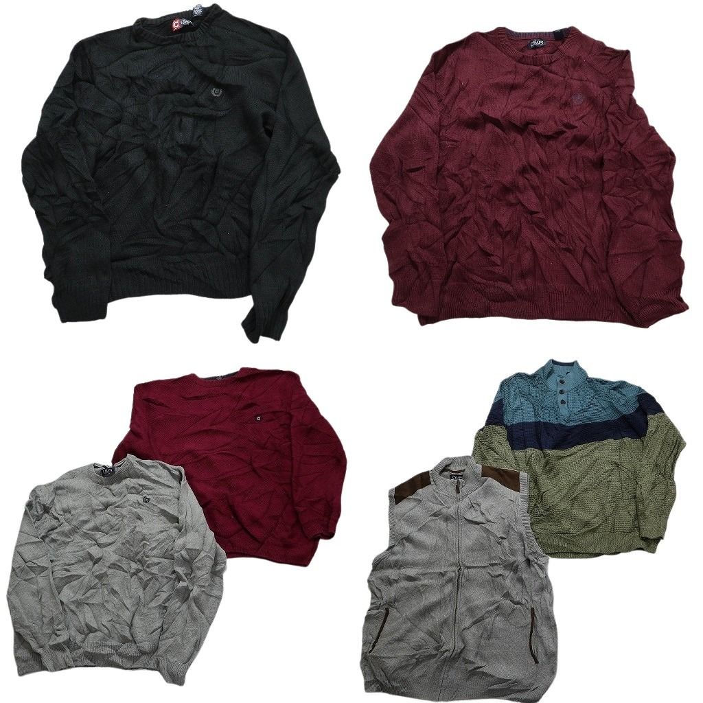 古着卸 まとめ売り チャップス セーター 6枚セット (メンズ XL