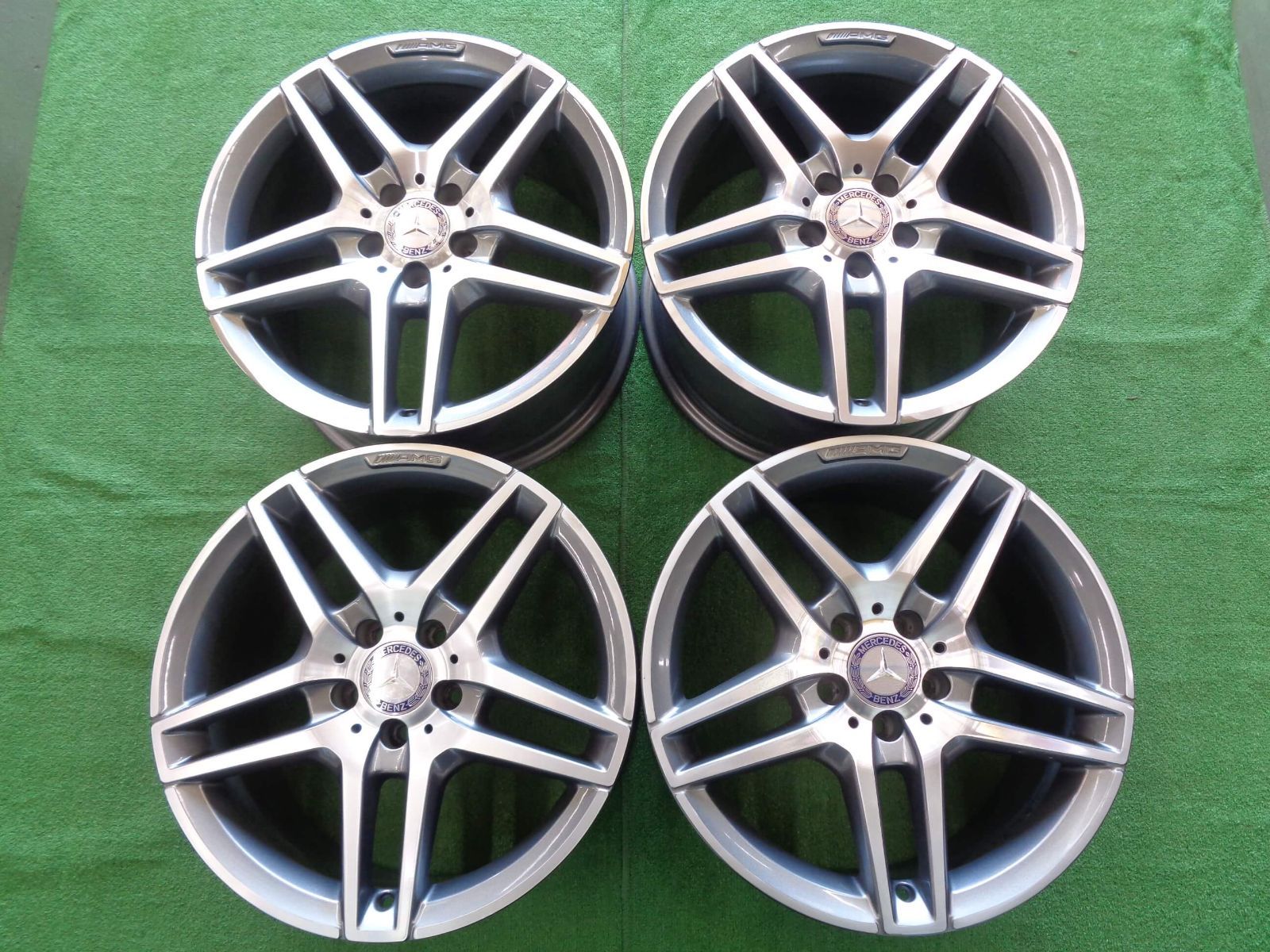 メルセデスベンツ Eクラス W212 AMG 純正 ホイール 4本セット 8.5 9J-18 48 54 傷修正有 神奈川県