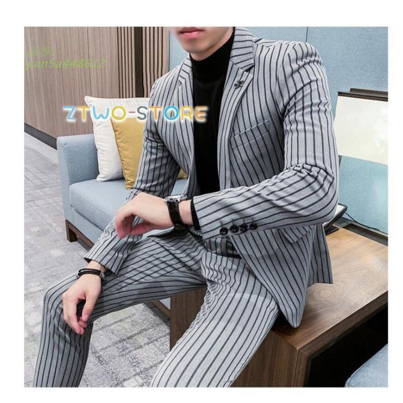 カッコイ 上下セットスーツ 1つボタンスーツ タキシードスーツ メンズスーツ フォーマルスーツ 就職活 披露宴 二次会 お洒落 卒業式 ビジネス 結婚式 成人式 yan5a448612