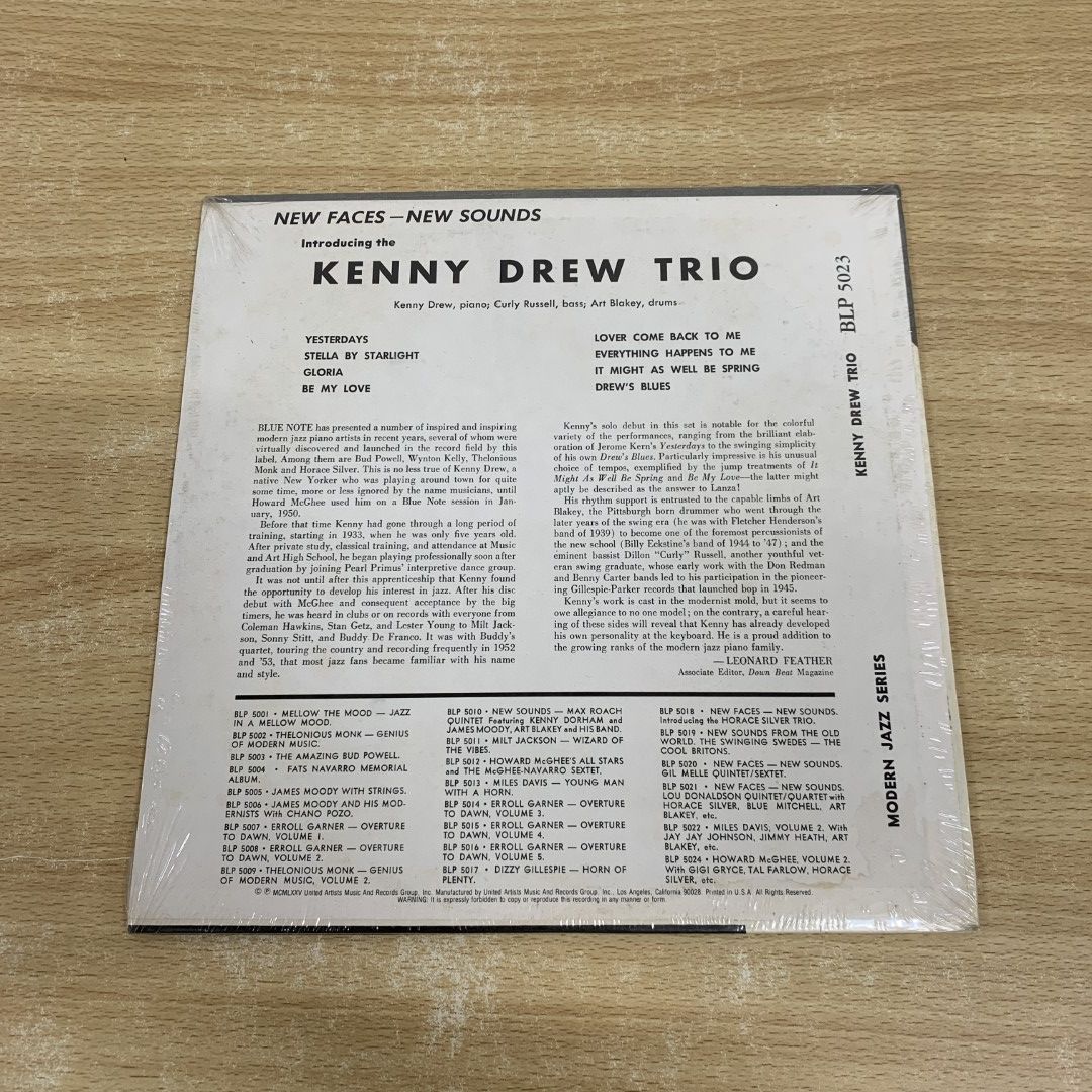 ▲01)【同梱不可】【未開封】The Kenny Drew Trio/New Faces New.../ケニードリュー/10インチレコード/ブルーノート/US/米盤/BLP 5023/A △01)【同梱不可】【未開封】The Kenny Drew Trio/New Faces New