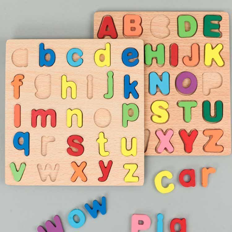木製つみき　アルファベット　数字 積み木 知育玩具 積木 つみき 木製 子供おもちゃ パズル