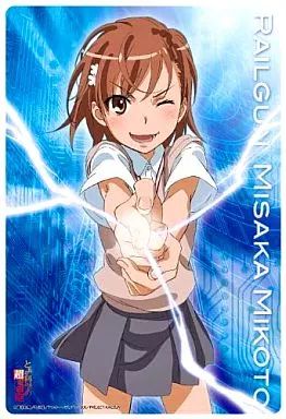 ガラスマウスパッド　とある科学の超電磁砲　御坂美琴 中古】マウスパッド 御坂美琴Ver.2 大判マウスパッド 「とある科学の超