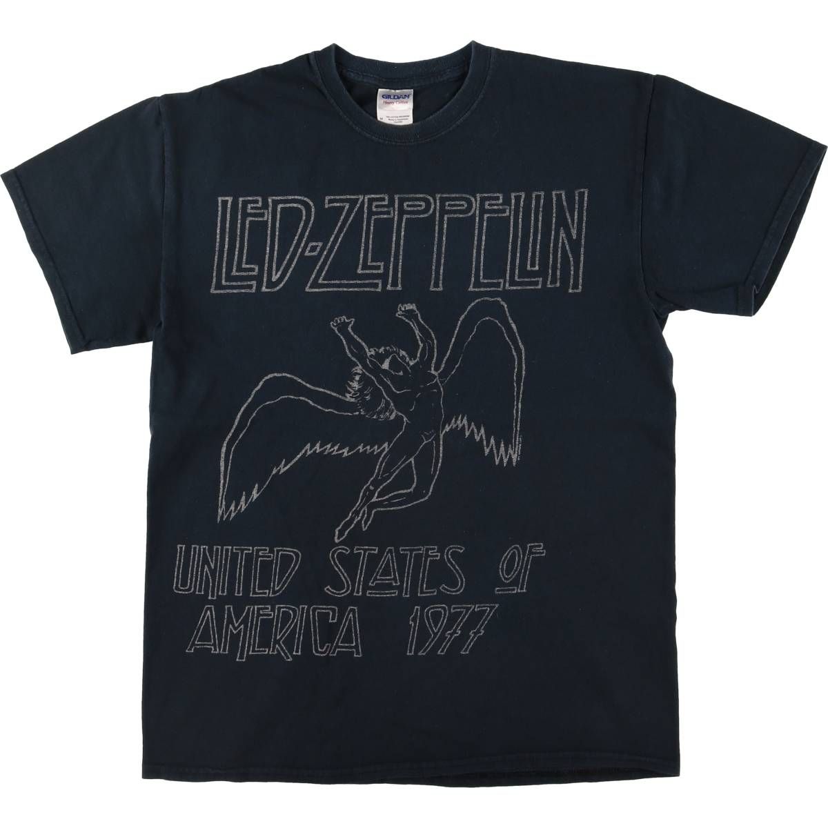 古着 LED ZEPPELIN レッドツェッペリン バンドTシャツ バンT メンズM相当|eaa546081