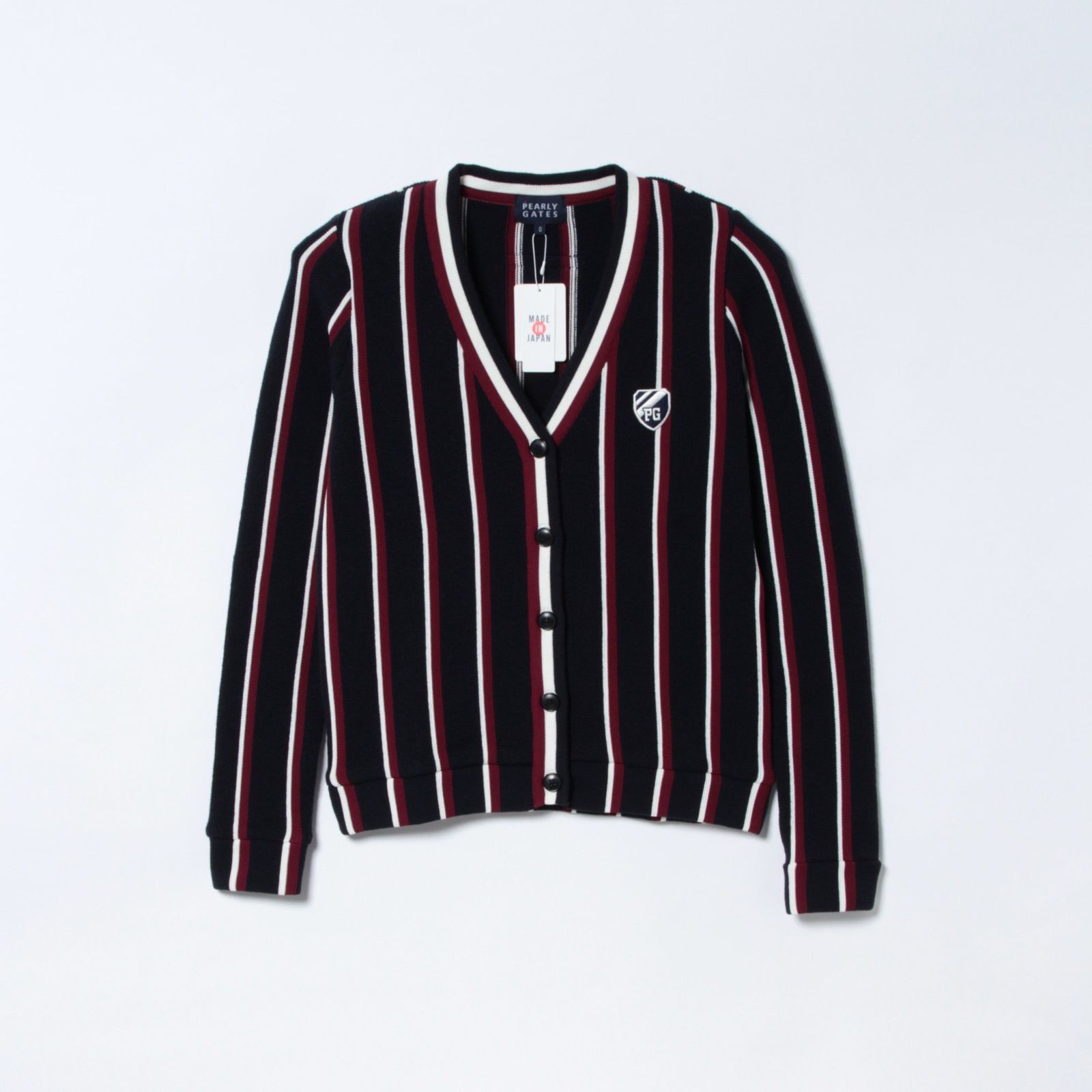 【認定リユース品】ストライプ カーディガン