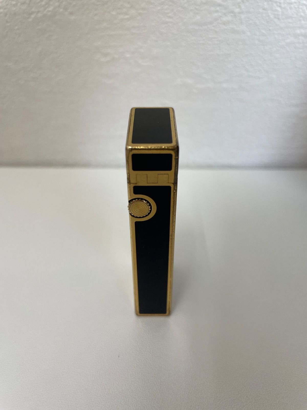 Dunhill - M池148 / dunhill ダンヒル ガスライター ブラック ゴールドカラー dunhill ダンヒル ローラー ガスライター 金箔 GP ゴールド