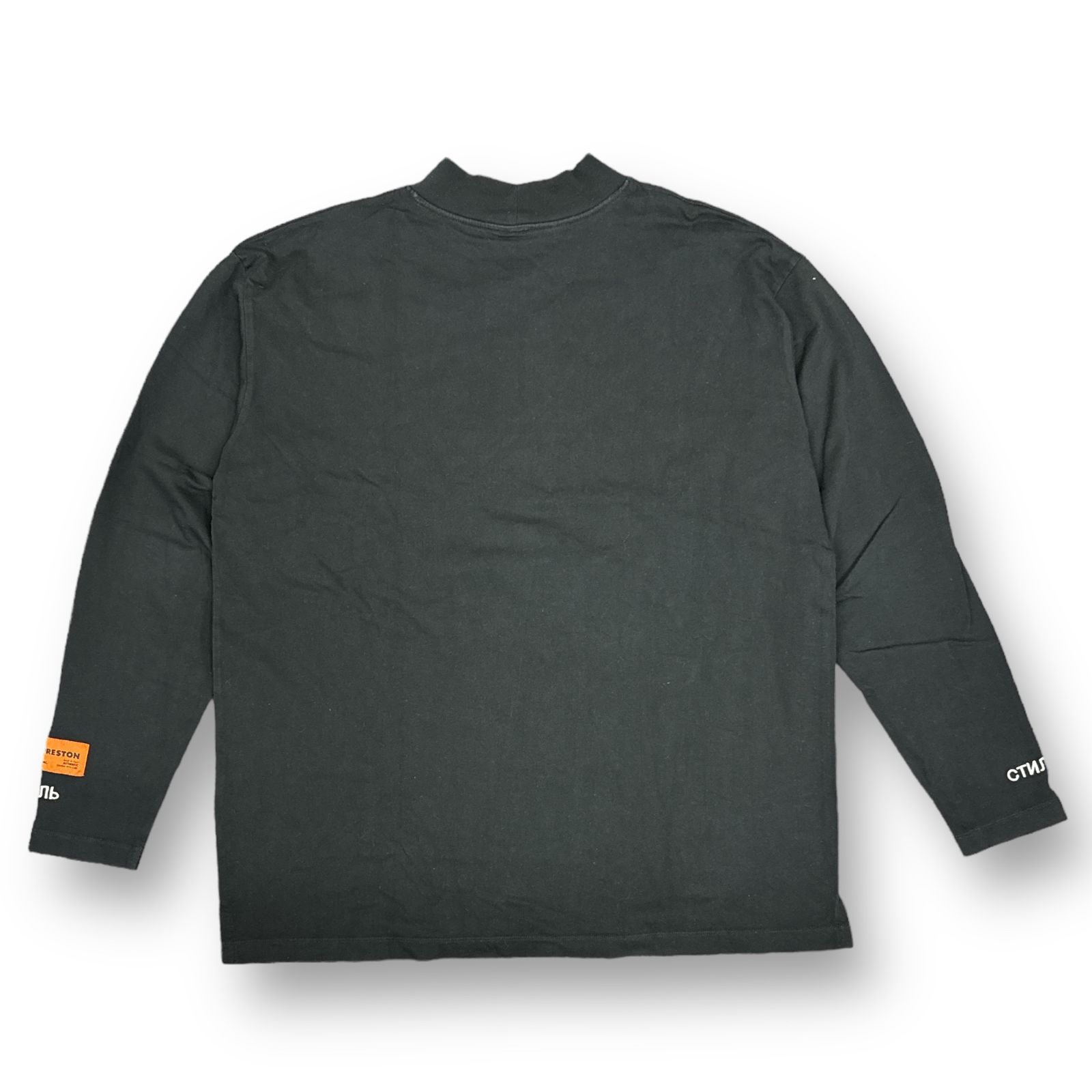 国内正規 HERON PRESTON 刺繡 モックネック カットソー Tシャツ ヘロンプレストン L 74934A1 - メルカリ