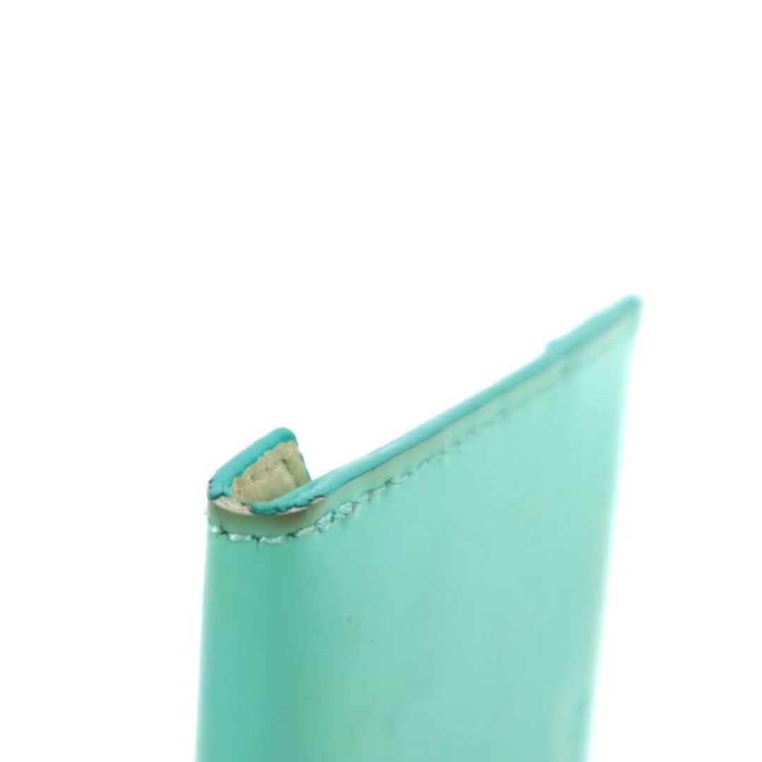 TIFFANY＆Co ティファニー 名刺入れ カード入れ エナメルレザー