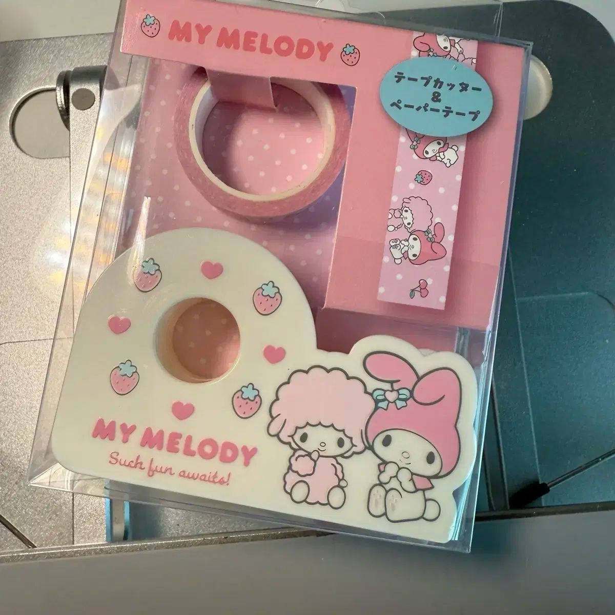 タイムセール【レア】美品　マイメロ　マスキングテープカッター　マイメロディ サンリオ マイメロ マスキングテープカッター マイメロディ テープ