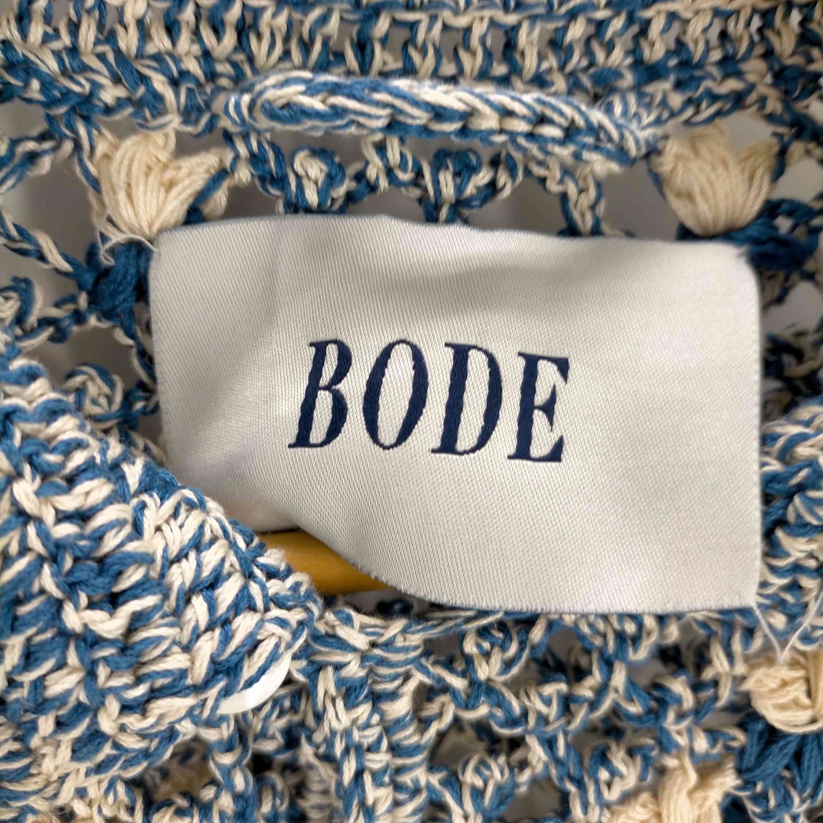 極美品！！BODE クロシェ ニット カーディガン BODE(ボーディー) BODE CROCHET OVERSHIRT クロシェニット