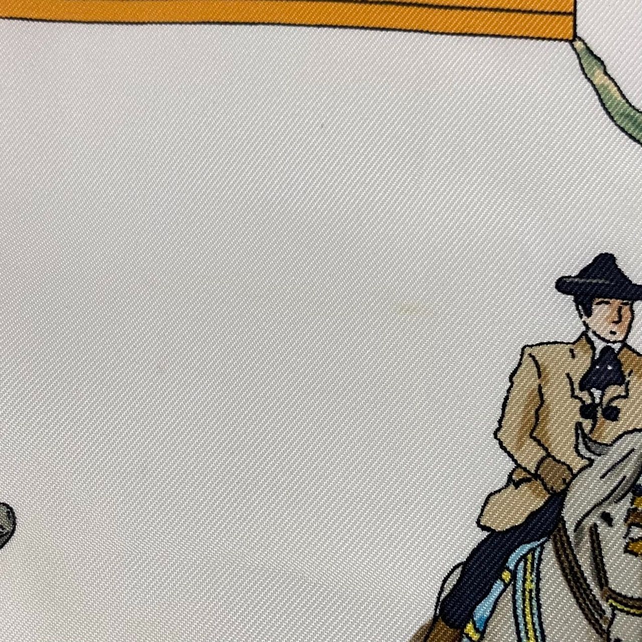 美品✨HERMES エルメス プリーツスカーフ 王立アンダルシア馬術学校 シルク SJ【HERMES】カレ90 王立アンダルシア馬術学校 SILK/シルク 100