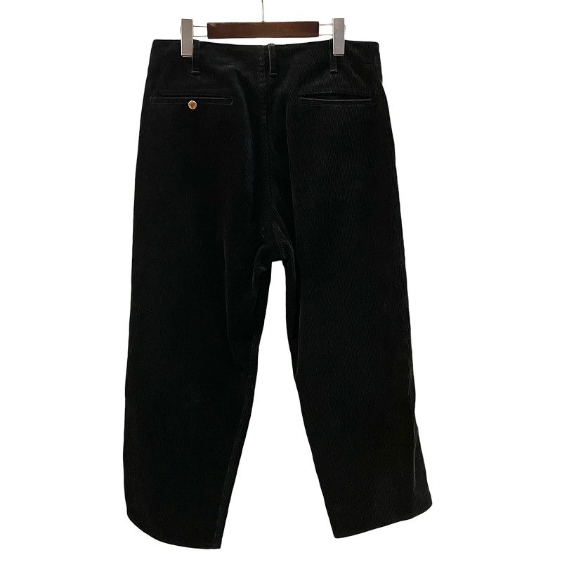 コモリ COMOLI 美品 23AW Y03-03022 コーデュロイ ワーク パンツ 無地 