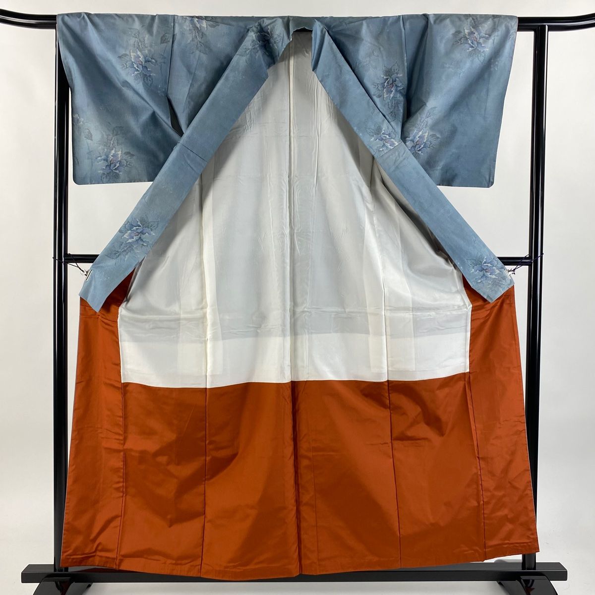 美品】 大島紬 身丈159cm 裄丈62.5cm S 袷 都喜ヱ門 証紙