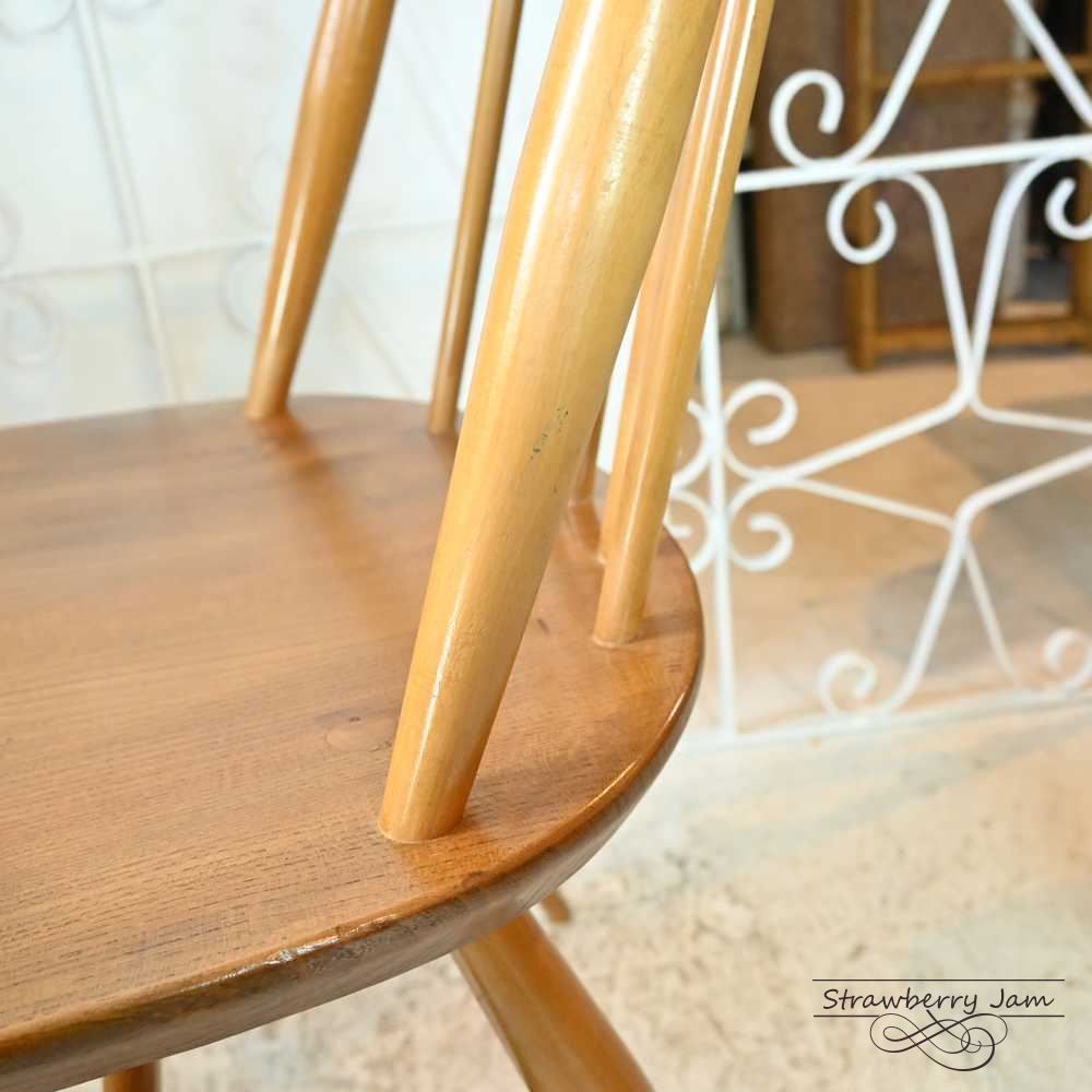 L3705-235-3 英国ヴィンテージ ERCOL アーコールチェア ゴールドスミス