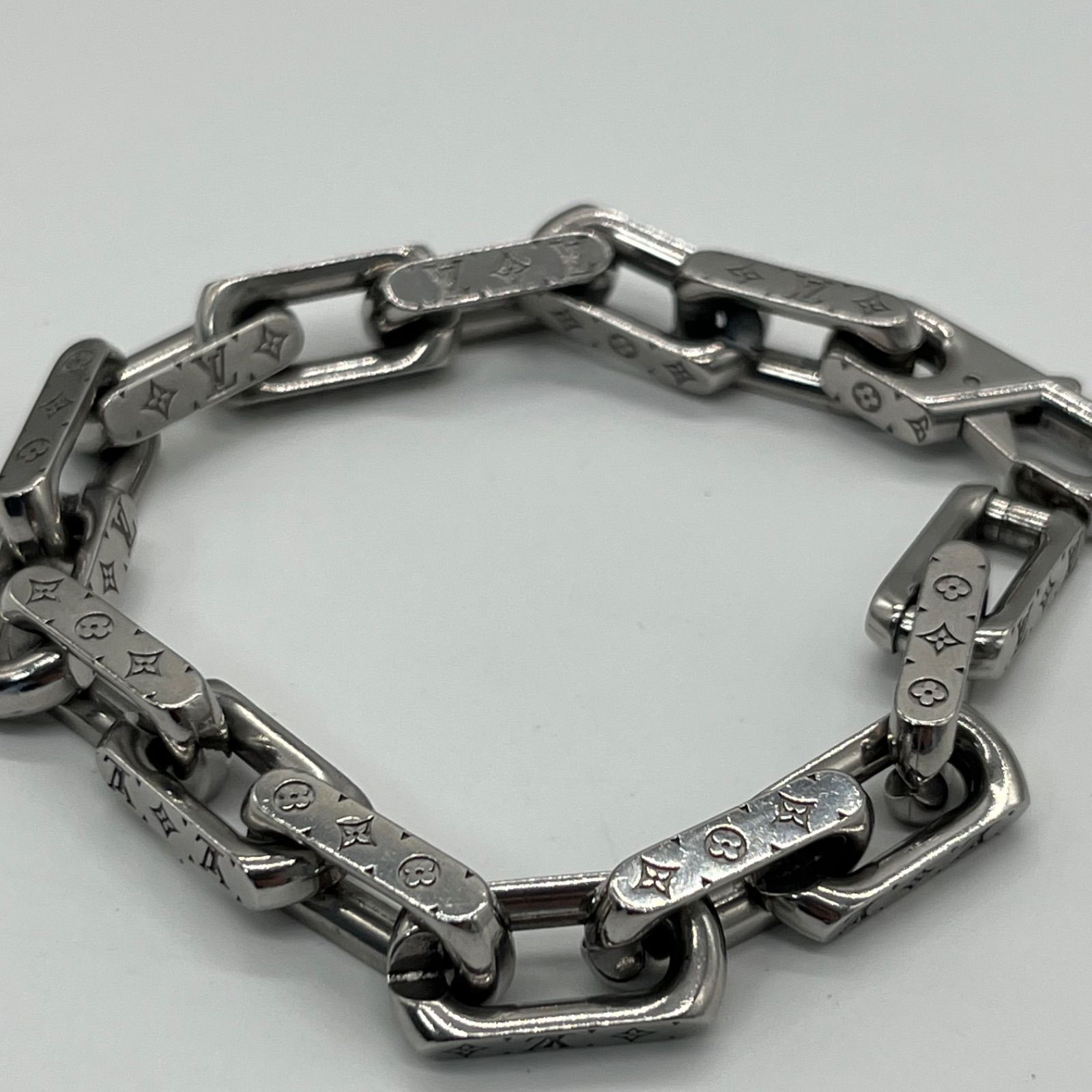 LOUIS VUITTON  M00309 ブレスレット　チェーンモノグラム　L Louis Vuitton】ルイヴィトン『ブレスレット・チェーン