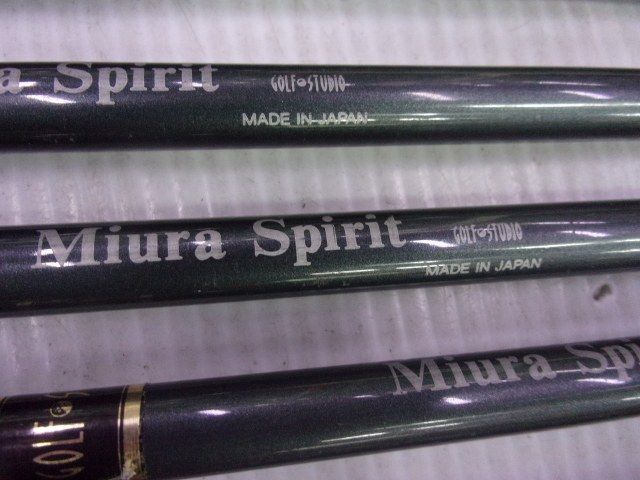 アイアンセット 三浦技研 CB-3001(3-9 P S)9本ｾｯﾄ/Miura Spirit カーボン/S[8618]