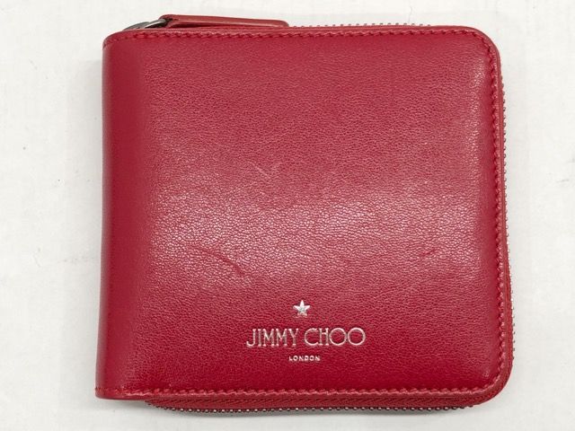 JIMMY CHOO(ジミーチュウ) SCOTT スコット 二つ折り財布 ラウンド 