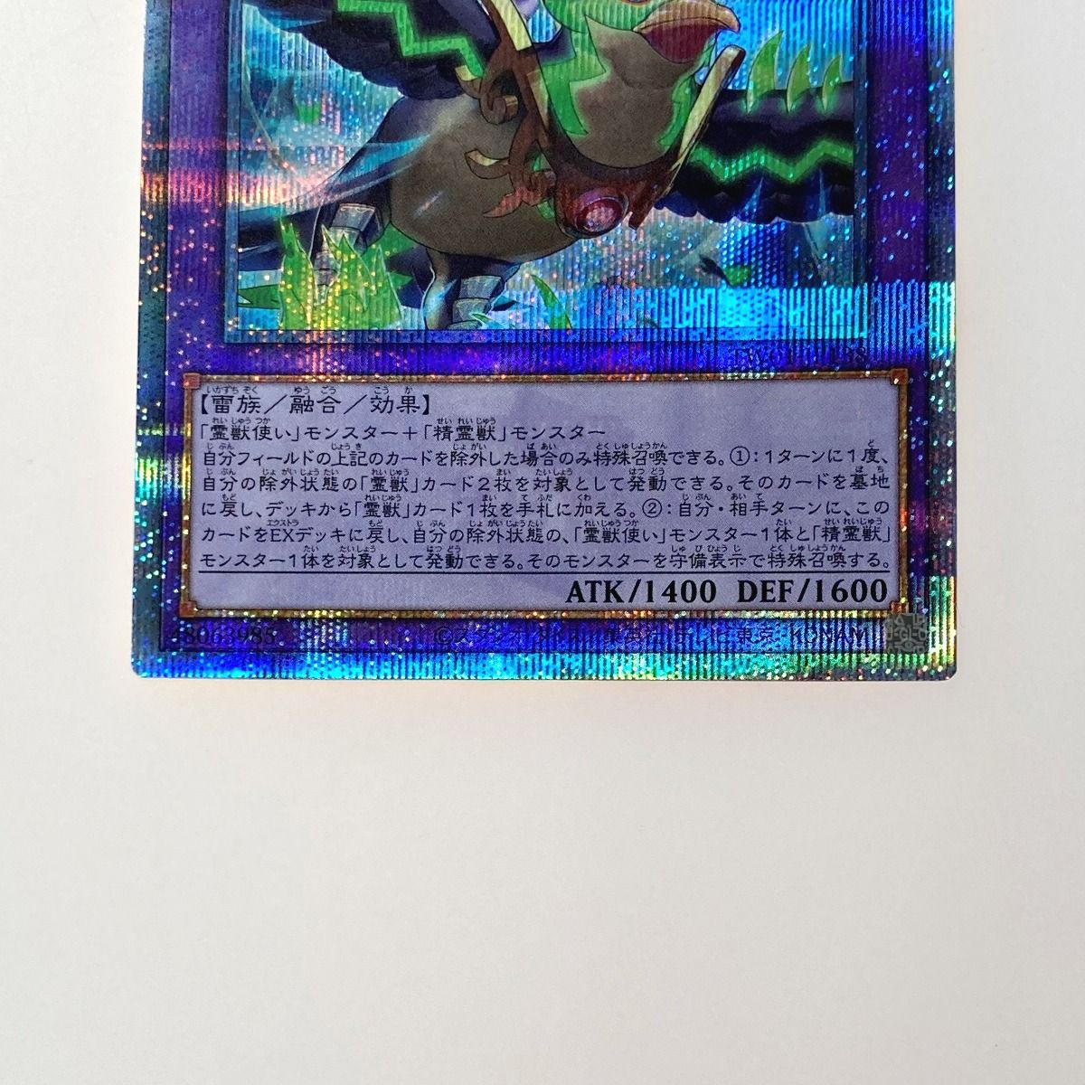 遊戯王 トレカ 聖霊獣騎 カンナホーク TW01-JP138 QC