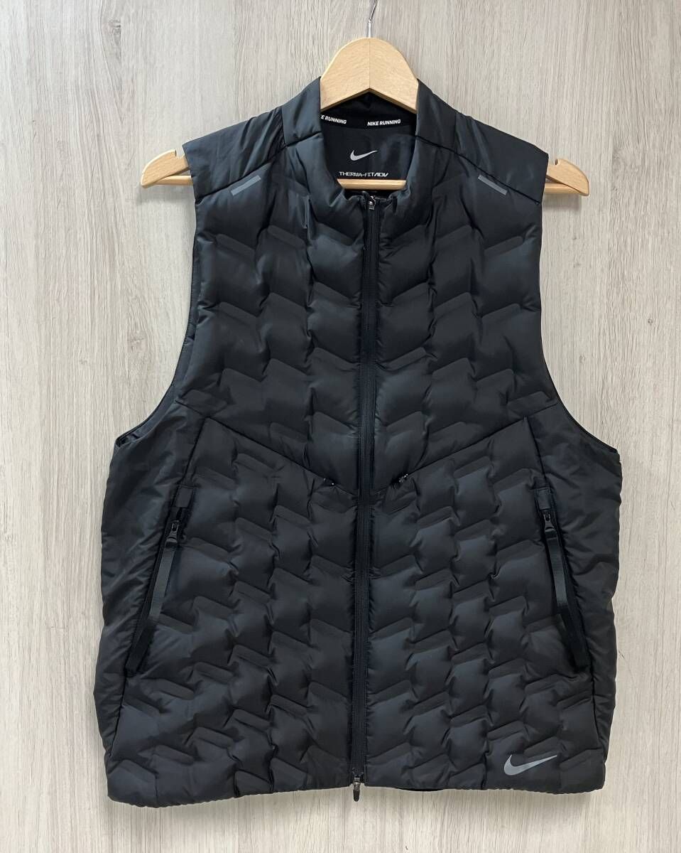 ナイキ Therma-FIT ADV レペルダウンフィル ランニング　ベスト　L NIKE Therma-FIT ADV レペル ランニングベスト L ブラック