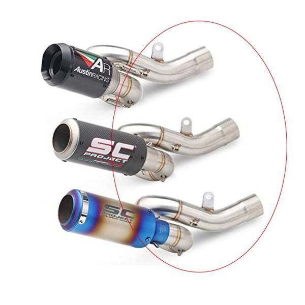 専用 bk38オートバイ排気口 エキゾーストパイプ 中間パイプ カワサキ